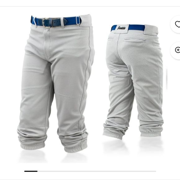 Franklin Sports Youth Baseball + Softball Pants - Youth Extra Small - Picture 1 of 3